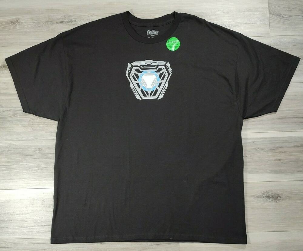 Marvel Avengers End Game Unisex Graphic T-Shirt 3XL Black Cotton New